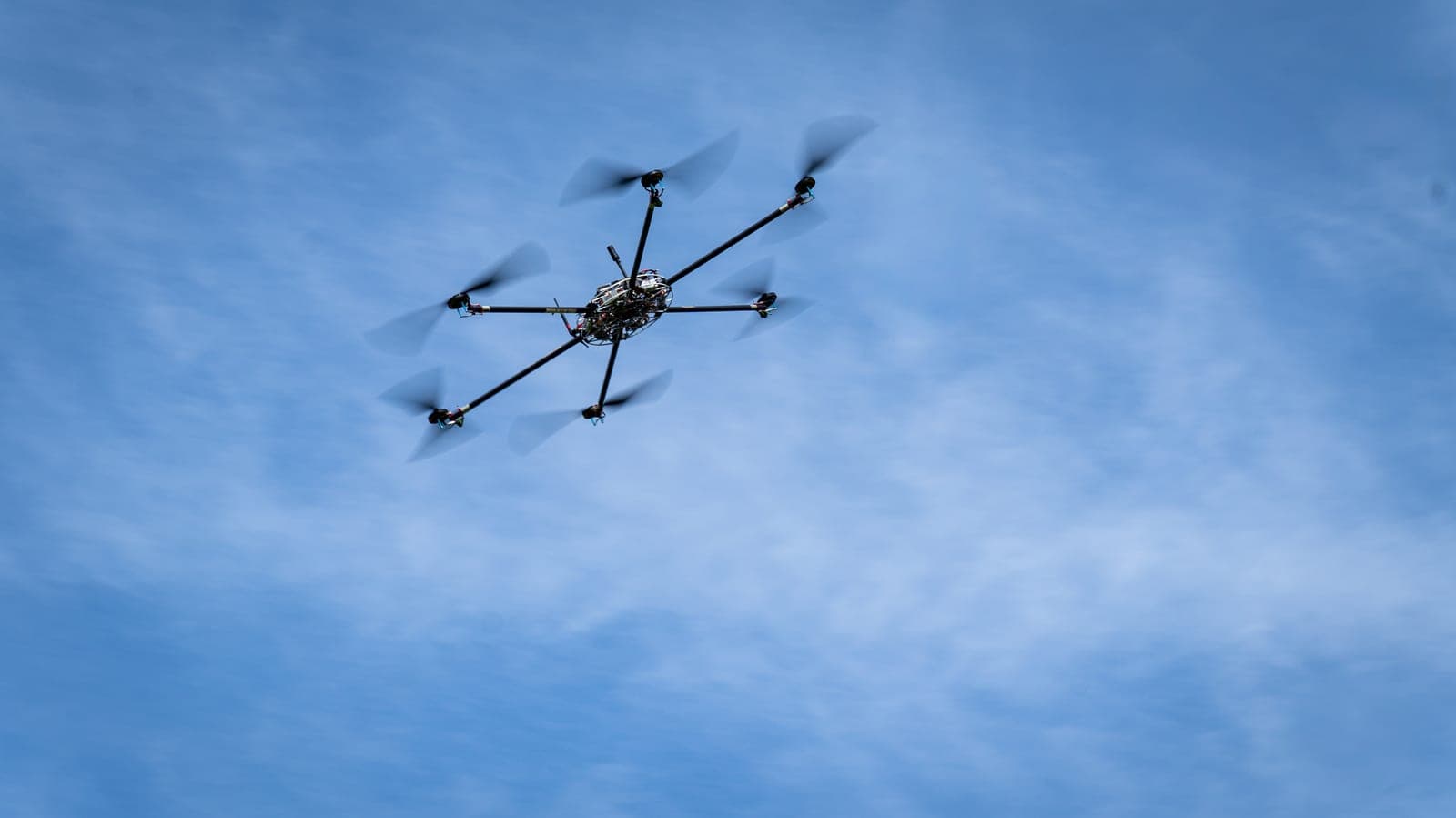 Drone in flight