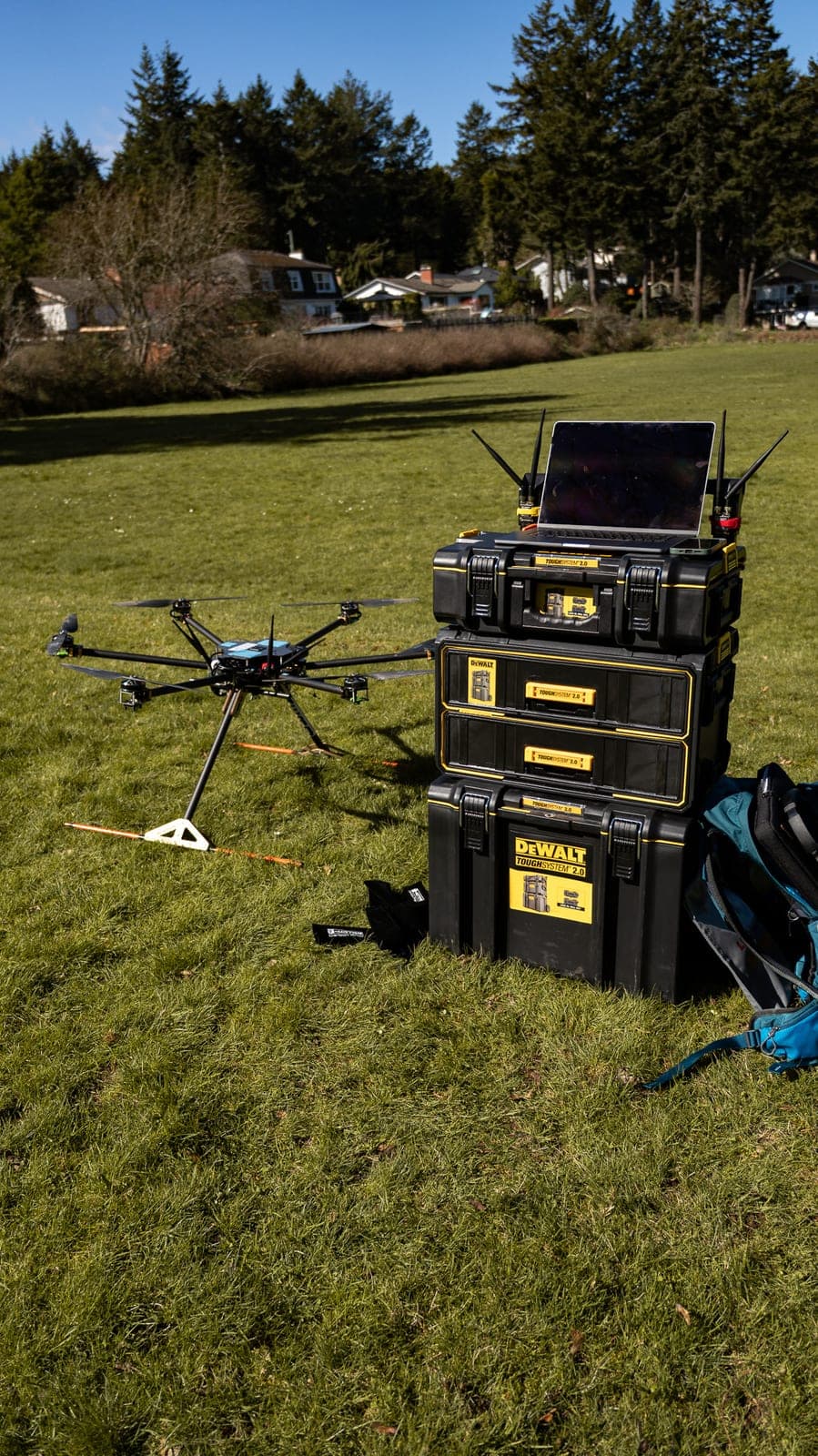Drone in flight