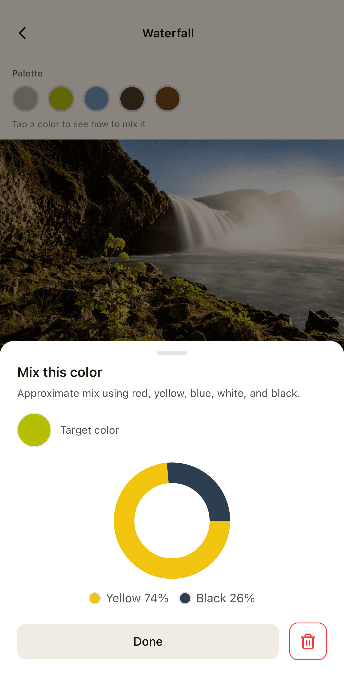 Color mixing